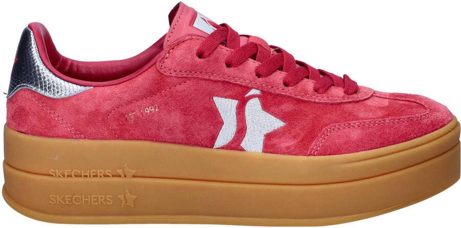 Skechers Academy Hi suède sneakers rood