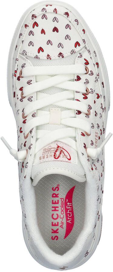 Skechers Arch Fit Arcade Love on Top sneakers met hartjes wit rood - Foto 2