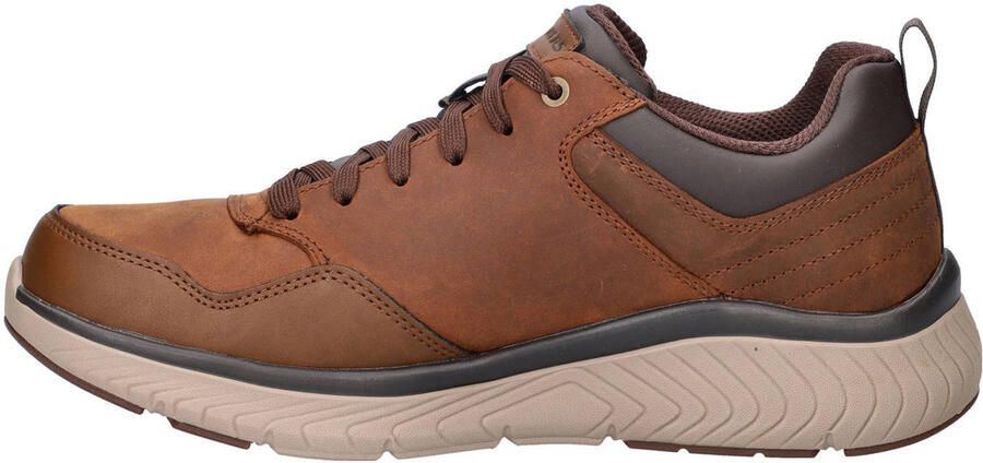 Skechers Arch Fit Crosser leren sneakers cognac - Foto 2