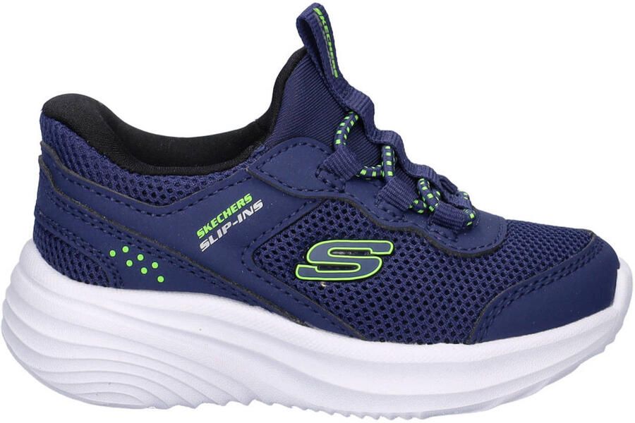 Skechers Bounder Pro sneakers met logo donkerblauw