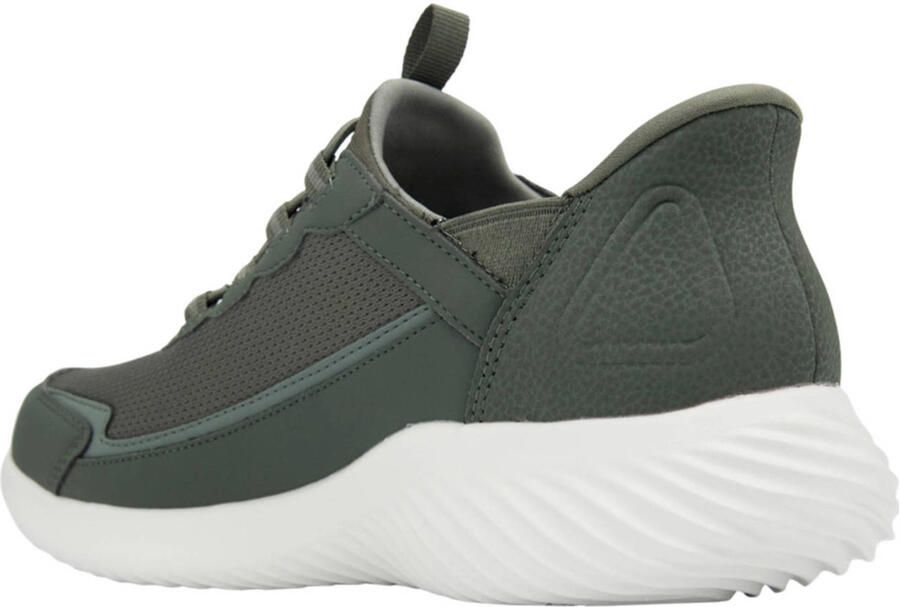 Skechers Bounder slip-on sneakers olijfgroen - Foto 2
