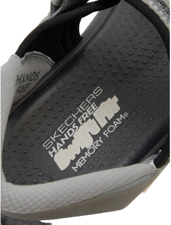 Skechers Bounder Swift Fit imitatieleren sandalen grijs - Foto 2
