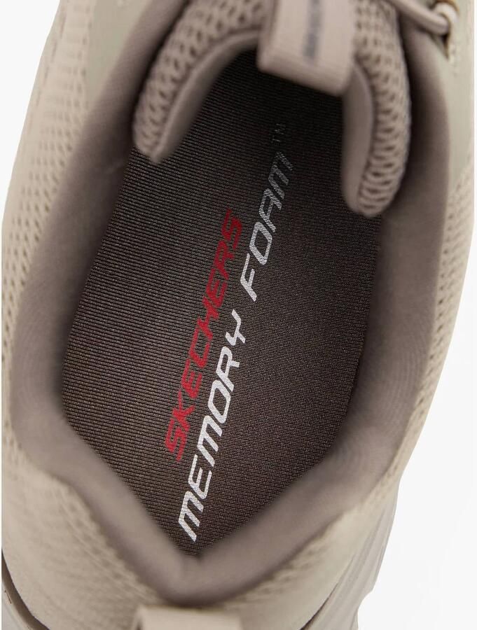 Skechers Burns 2.0 Slip-on sneakers met logo beige - Foto 3