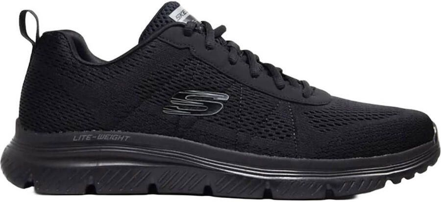 Skechers Burns 2.0 Slip-on sneakers met logo zwart