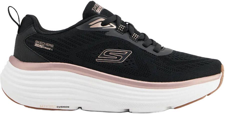 Skechers chunky sneakers met logo zwart