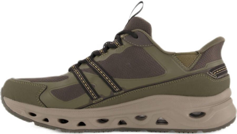 Skechers chunky sneakers olijfgroen - Foto 3