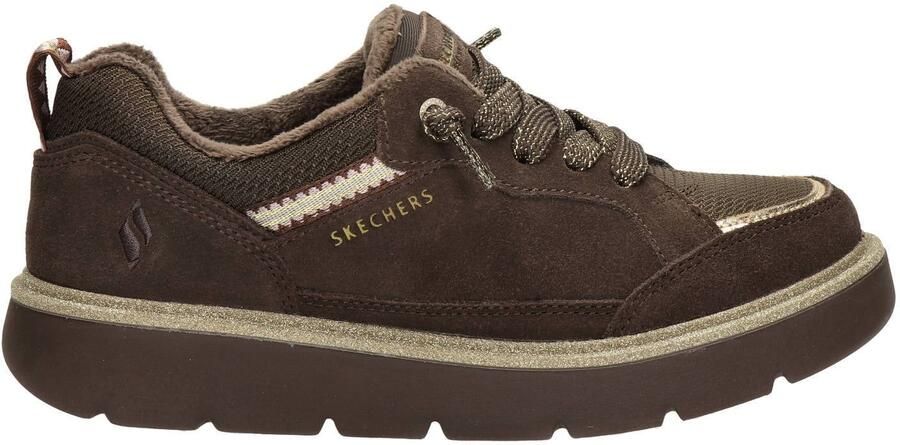 Skechers Cozy Street Hiker EZ suède sneakers bruin