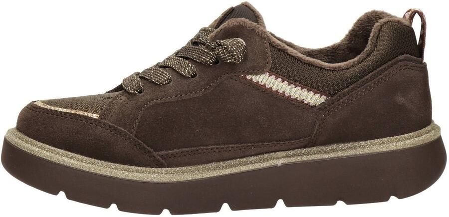 Skechers Cozy Street Hiker EZ suède sneakers bruin - Foto 2