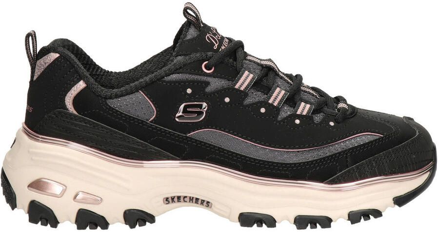 Skechers D'Lites chunky sneakers zwart
