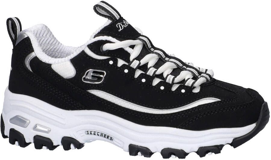 Skechers D'Lites chunky sneakers zwart wit