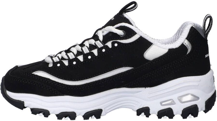 Skechers D'Lites chunky sneakers zwart wit - Foto 2