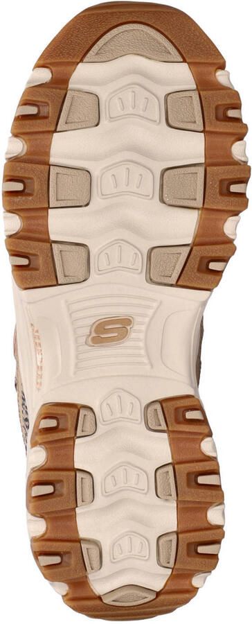 Skechers D'Lites Wild Charm chunky sneakers taupe - Foto 3