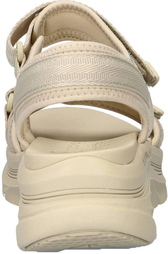 Skechers D'Lux Walker chunky sandalen beige - Foto 2