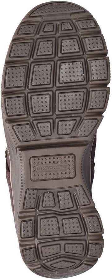 Skechers Easy Going gevoerde suède instappers bruin - Foto 2
