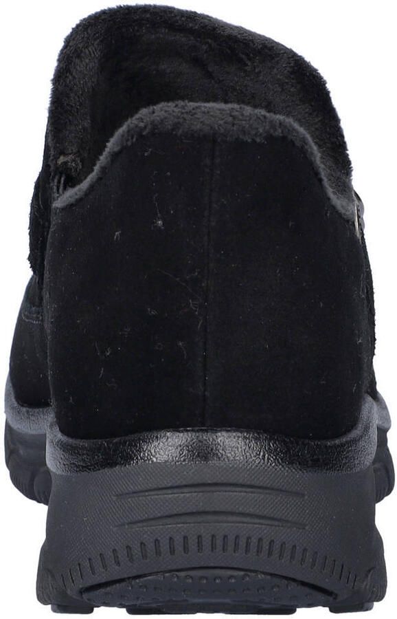 Skechers Easy Going gevoerde suède instappers zwart - Foto 2