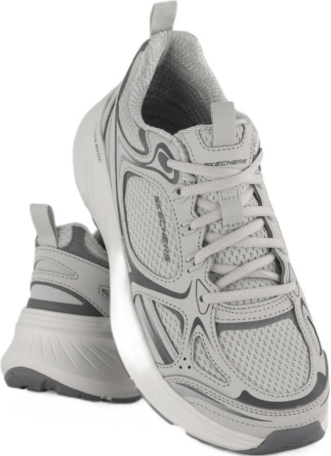 Skechers Sneakers EDGERIDE-SILVER ECLIPSE Retro sneaker veterschoen sportschoen met metallic versieringen