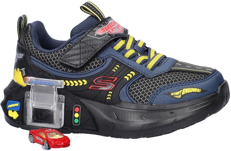 Skechers Garage sneakers zwart multi
