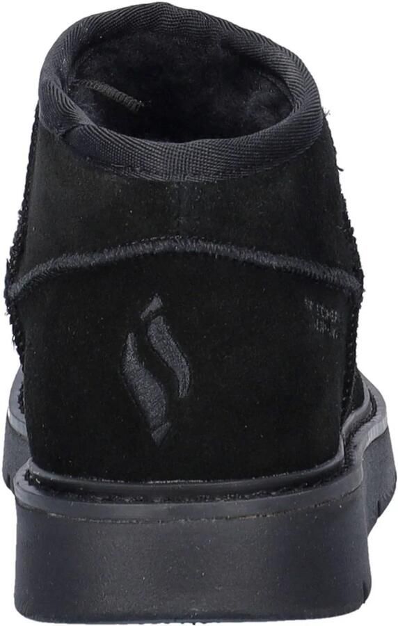 Skechers gevoerde suède enkelboots zwart - Foto 2