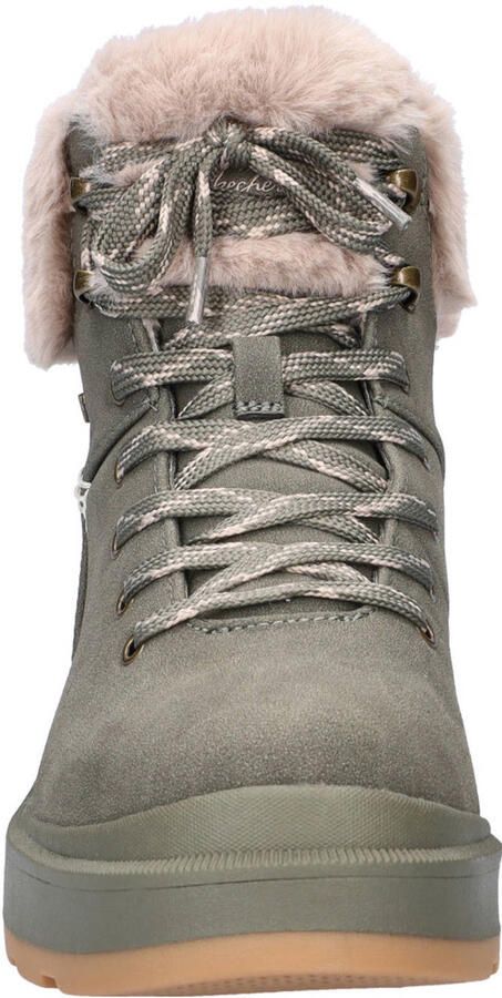 Skechers gevoerde veterboots kaki - Foto 2
