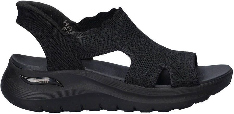 Skechers Hands Free Slip-In Arch Fit 2.0 sandalen zwart