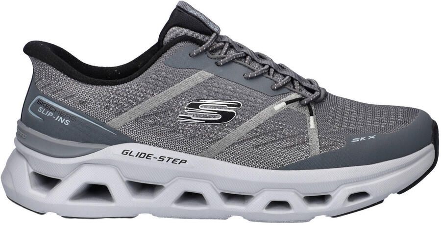 Skechers Hands Free Slip-In Glide Step Altus sneakers met logo grijs