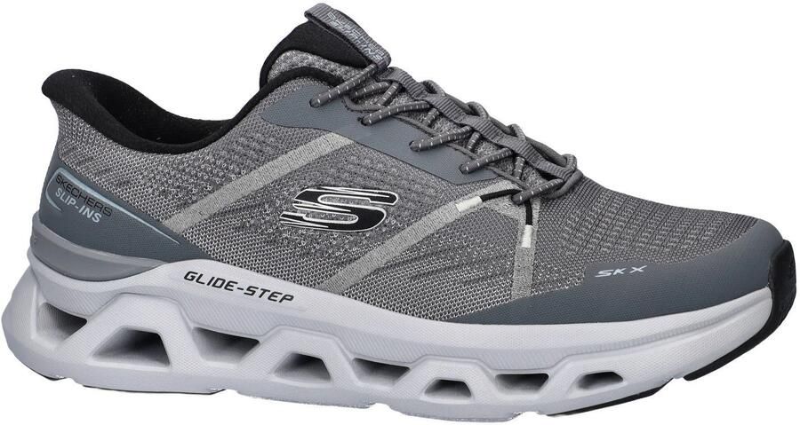 Skechers Hands Free Slip-In Glide Step Altus sneakers met logo grijs - Foto 2