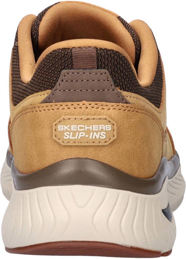 Skechers Hands Free Slip-Ins Arch Fit Felix imitatieleren sneakers cognac - Foto 2