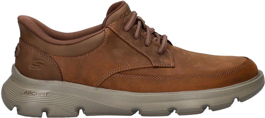 Skechers Hands Free Slip-Ins Arch Fit Garza leren instappers bruin