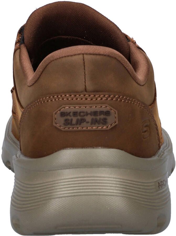 Skechers Hands Free Slip-Ins Arch Fit Garza leren instappers bruin - Foto 2