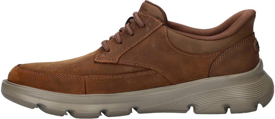 Skechers Hands Free Slip-Ins Arch Fit Garza leren instappers bruin - Foto 3