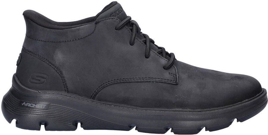 Skechers Hands Free Slip-Ins Arch FIt Garza nubuck sneakers zwart