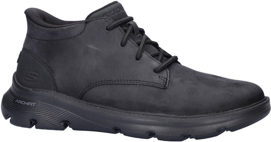 Skechers Hands Free Slip-Ins Arch FIt Garza nubuck sneakers zwart