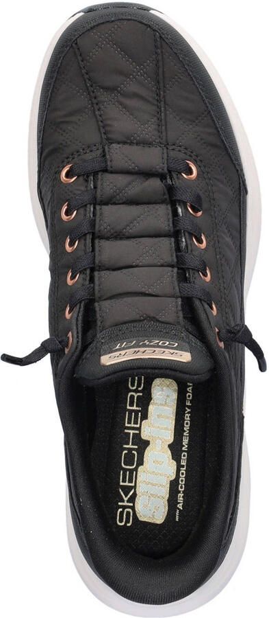 Skechers Hands Free Slip-Ins Contour chunky sneakers zwart - Foto 3