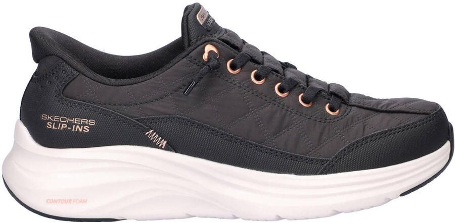 Skechers Hands Free Slip-Ins Contour chunky sneakers zwart