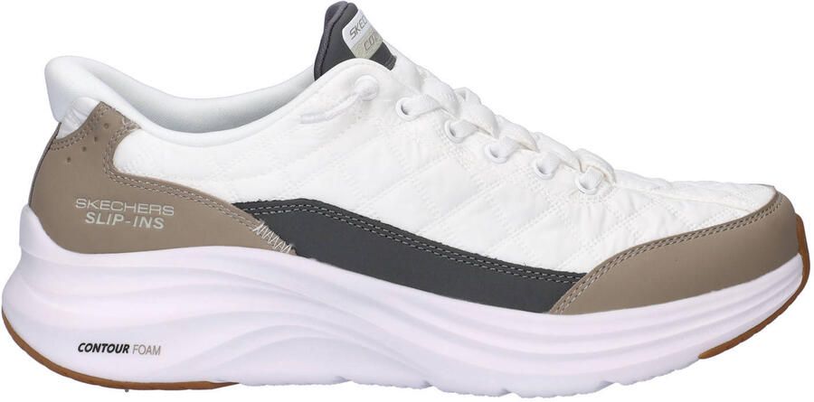 Skechers Hands Free Slip-Ins Contour sneakers wit beige