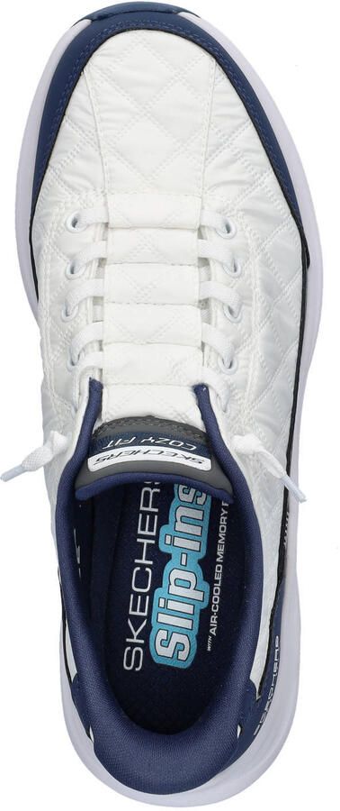 Skechers Hands Free Slip-Ins Contour sneakers wit blauw - Foto 2