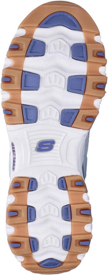 Skechers Hands Free Slip-Ins d'Lites chunky sneakers blauw wit - Foto 3