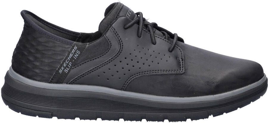 Skechers Hands Free Slip-Ins Orelly nubuck sneakers zwart