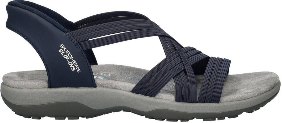 Skechers Hands Free Slip-Ins Reggae Slim sandalen donkerblauw