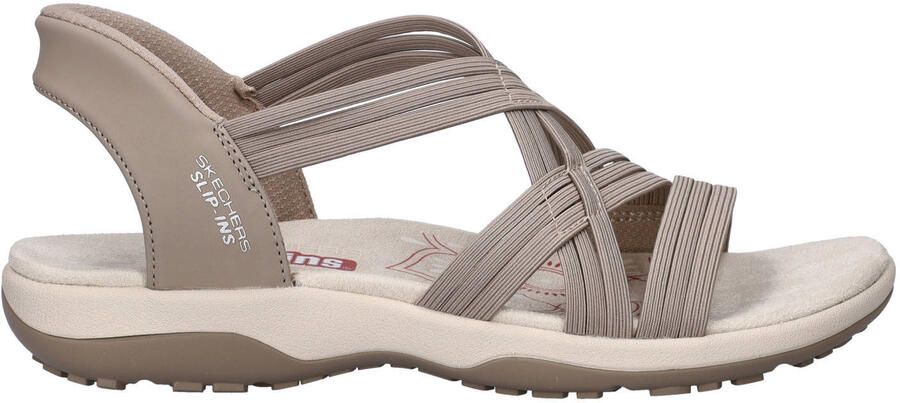 Skechers Hands Free Slip-Ins Reggae Slim sandalen taupe