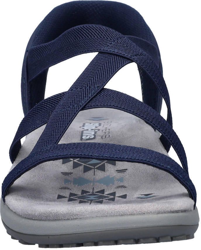 Skechers Slip-ins Reggae Slim Stretch Flex Dames Sandalen Navy - Foto 2