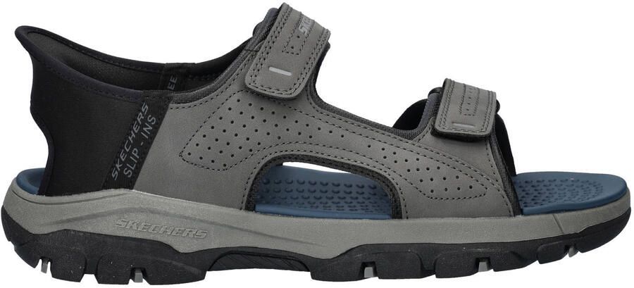 Skechers Hands Free Slip-Ins Tresmen imitatieleren sandalen grijs