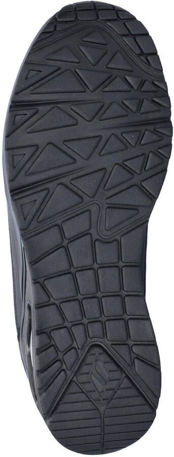 Skechers Hands Free Slip-Ins Uno imitatieleren sneakers met logo zwart - Foto 3