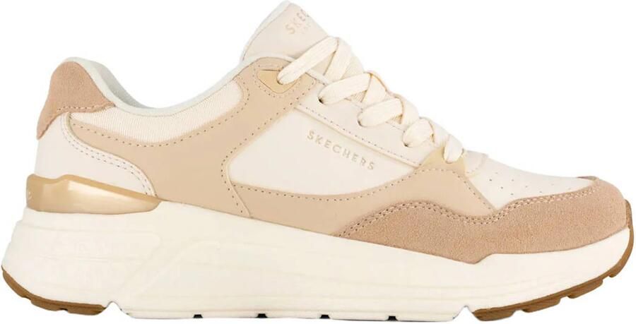 Skechers Rovina Lite dames sneakers beige wit Extra comfort Memory Foam