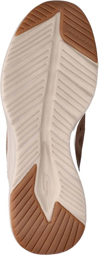 Skechers imitatieleren sneakers cognac - Foto 3