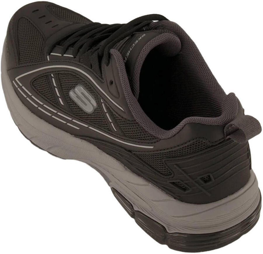 Skechers leren sneakers grijs - Foto 2