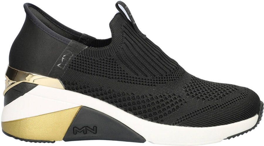 Skechers Mark Nason A Wedge Crecent slip-on sneakers met sleehak zwart