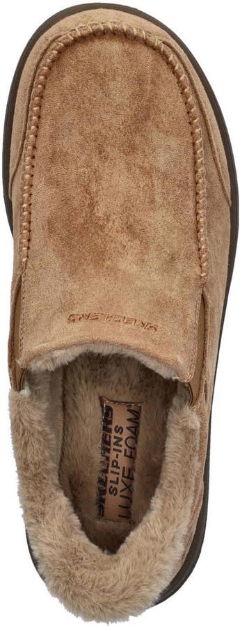 Skechers Slip-Ins Murette Scofield Heren Pantoffel 205606 TAN Lichtbruin - Foto 3