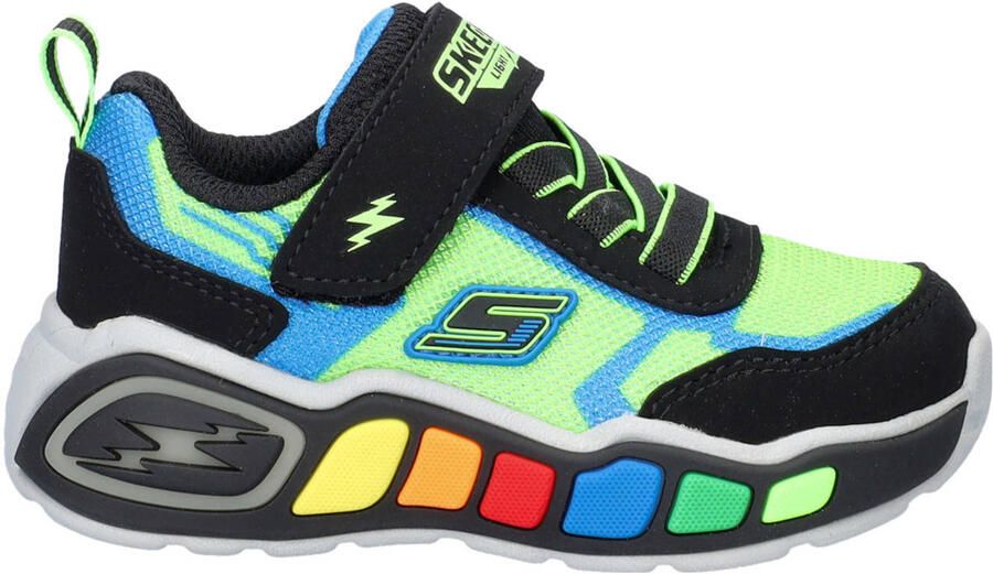 Skechers Play Scene sneakers met lichtjes zwart groen