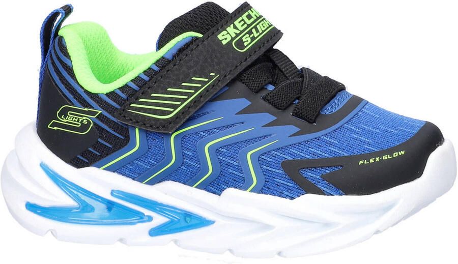 Skechers S-Lights: Flex-Glow Ultra Prism-Pacer sneakers met lichtjes blauw groen